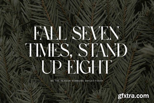 Vogue Elegant Serif Font Typeface CTGABFR