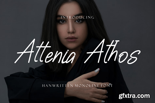 Attenia Athos Handwritten Font. JCRKD8H