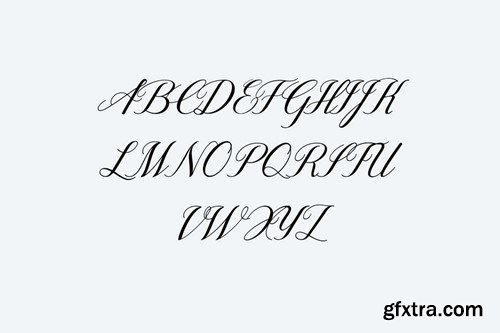 Angelina Rosemary Script Wedding Font AT9X4UT