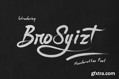 BroSyizt Handbrush Font CVP6CQQ