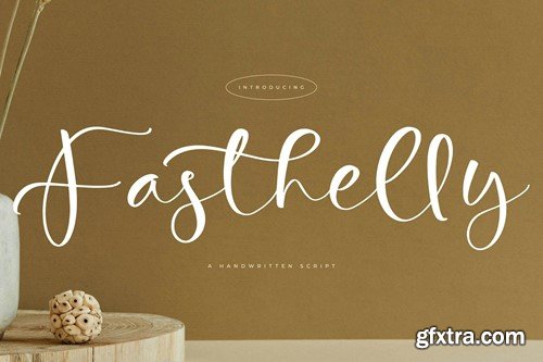 Fasthelly Handwritten Script Font VHZU9BV