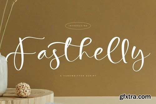 Fasthelly Handwritten Script Font VHZU9BV