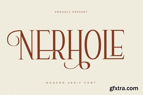 Nerhole Modern Serif Font ND47SE3