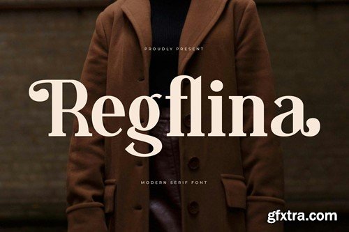 Regflina Modern Serif Font NK382S7