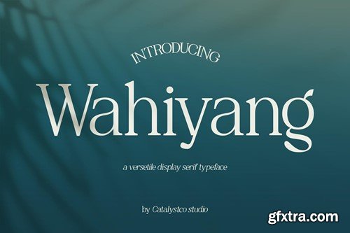 Wahiyang Display Serif Font CGPJAV5