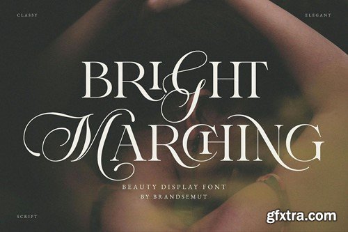 Bright Marching - Beauty Display Font 9ECEMJ6