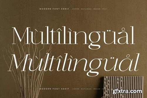 Graflows Modern Serif Font HWQCM6A