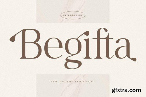 Begifta New Modern Serif Font 4SP6PSF