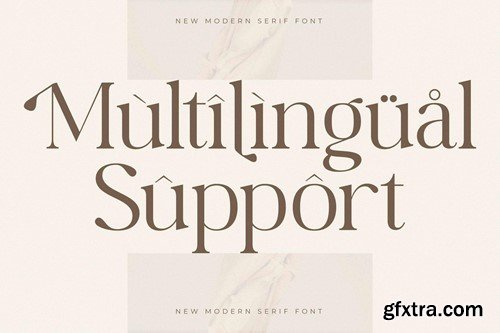 Begifta New Modern Serif Font 4SP6PSF