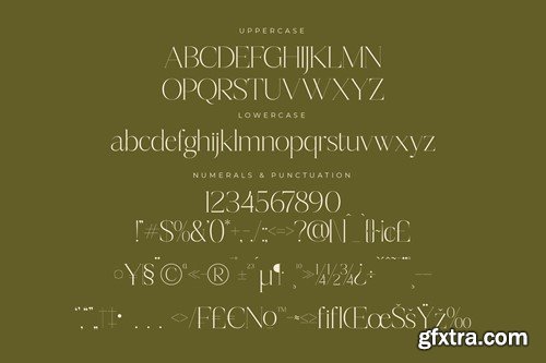 Mosbian Modern Serif Font XXTH7SE