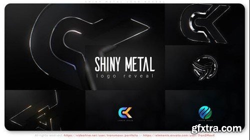Videohive Shiny Metal Logo Reveal 51227819