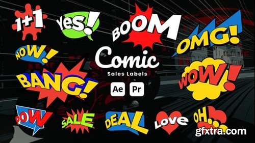 Videohive Cartoon Sale Label 51223142