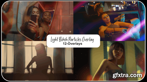 Videohive Light Bokeh Particles Overlay 51218820