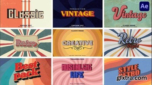 Videohive Retro Vintage Titles 51200100