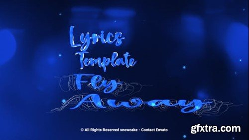 Videohive Lyrics Template Fly Away 51210026