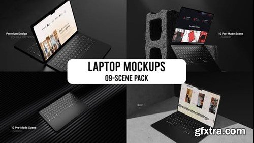 Videohive Laptop Mockups Promo 51202235