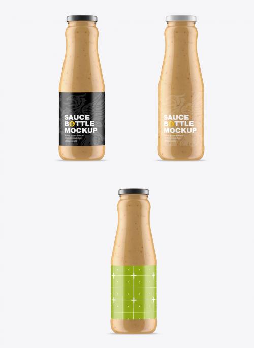 Sauce Bottle Mockup - 473619675