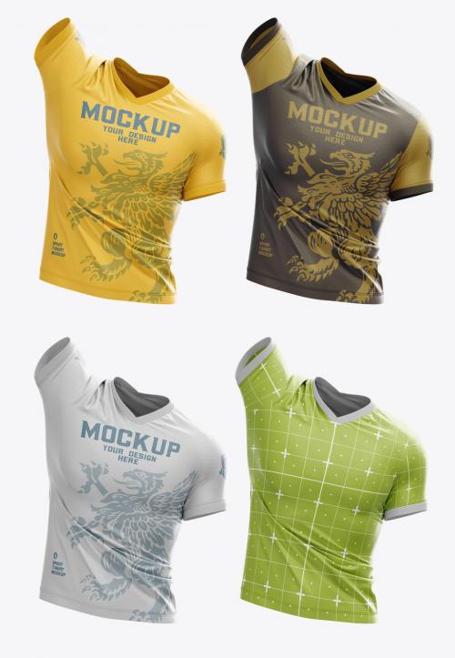 Men’S Sports T-Shirt Mockup - 473619746