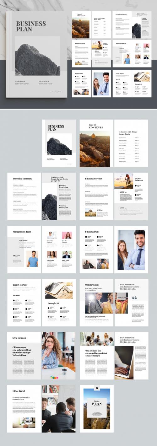 Business Plan Brochure Layouts - 473622199