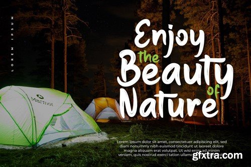 Gestic - Brush Handwritten Font ZAGGLFN