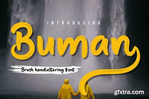 Buman - Brush Handwritten Font NV6VK7M