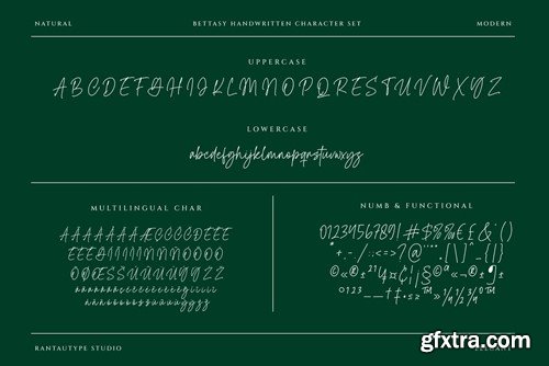 Bettasy Signature Font 7PMBMDS