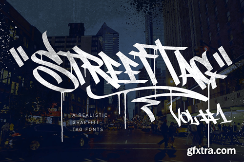 Graffiti fonts Street Tag Vol1 NBGCXXC