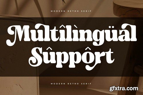 Midnight Gelactic Modern Retro Serif 4GFVUEU