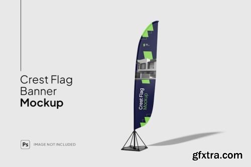 Flag Mockup Collections #6 12xPSD