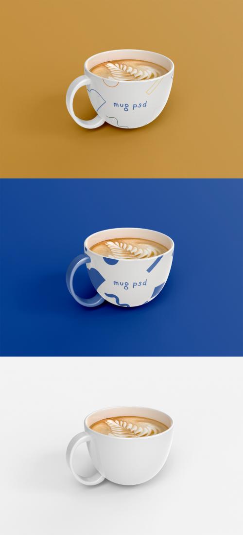 3D Front View of Mug - 473629737