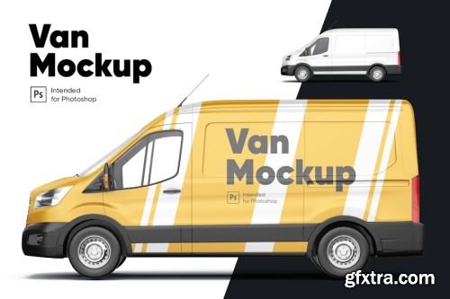 Van Mockup Collections #6 8xPSD