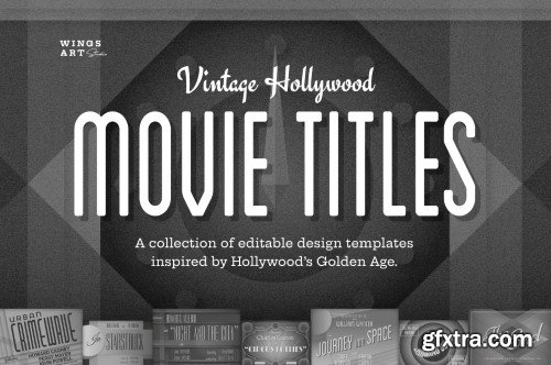 Wing\'s Art Studio - Vitnage Hollywood Titles