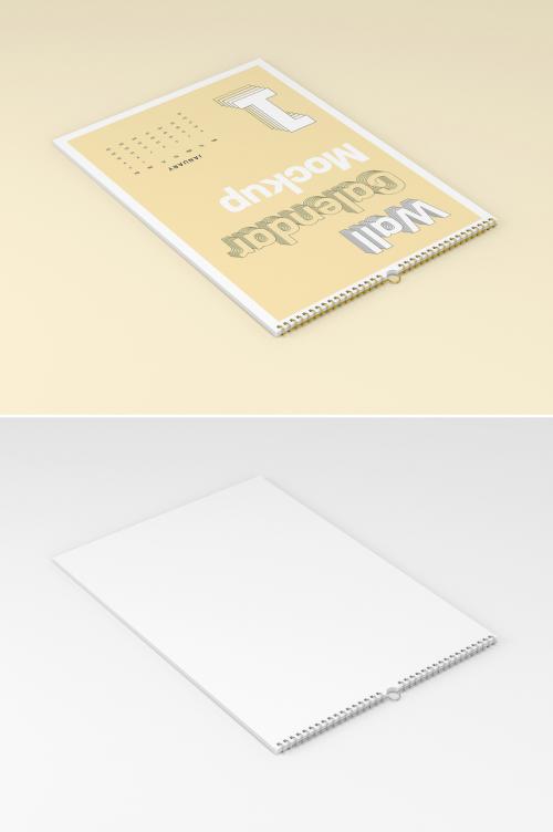 Wall Calendar Mockup - 473630225