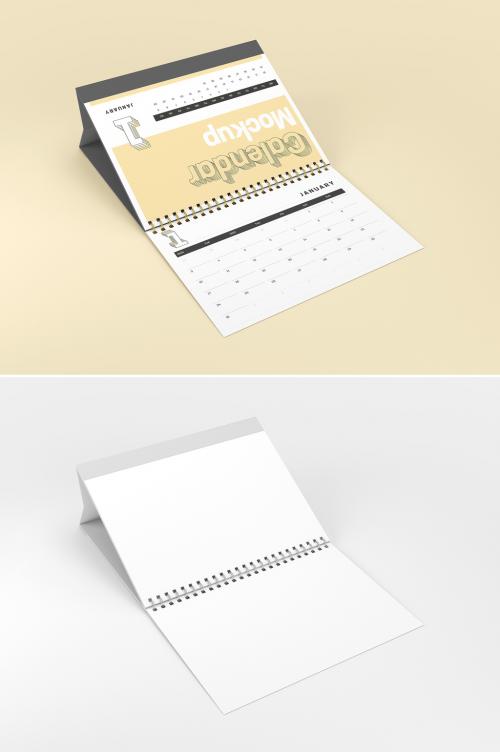 Desk Calendar Mockup - 473630231