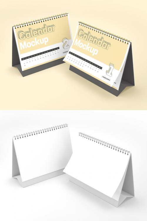 Desk Calendar Mockup - 473630238