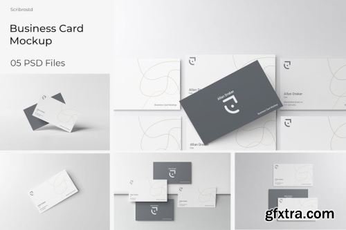Business Card Mockup Collections #2 14xPSD