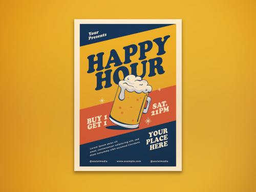 Happy Hour Flyer - 473800387