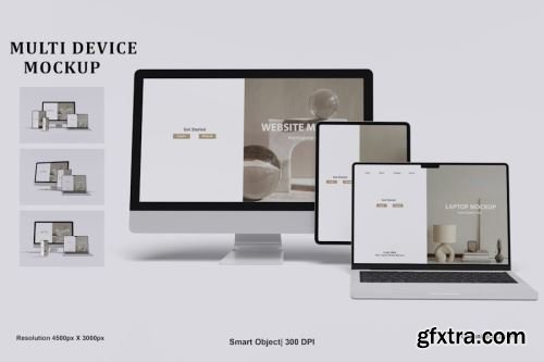 Website Showcase Mockup Collections #7 14xPSD