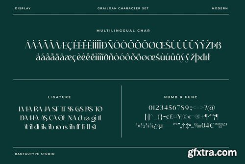 Grailga Modern Serif Typeface CT2M5PC