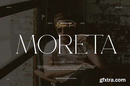 Moreta Elegant Serif Font Typeface 5HZQP9Z