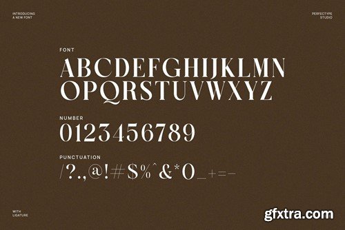 Glasio Elegant Serif Font Typeface Q4VQ7SG