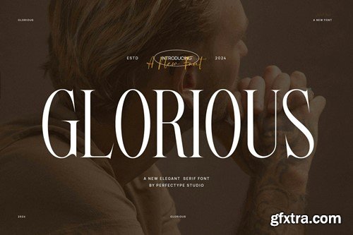 Glorious Elegant Serif Font Typeface AVV6DAT