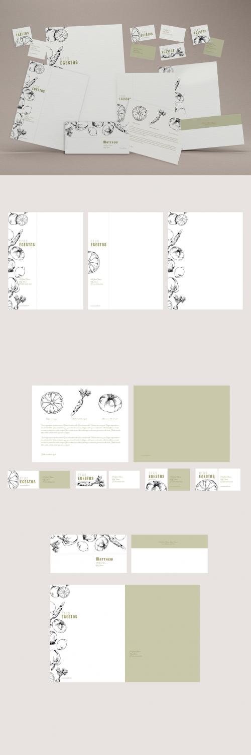 Restaurant Stationery Set - 473847203