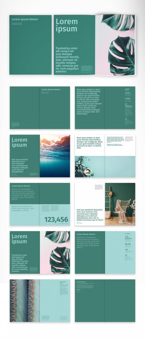 Programmes Advocacy Brochure with Green Accents - 473847204