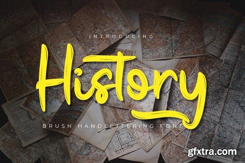 History - Brush Handwritten Font AHM2HK6