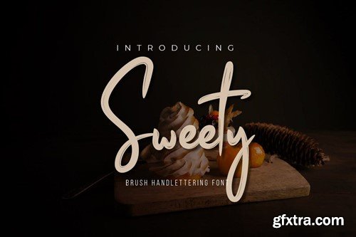 Sweety - Brush Handwritten Font 4SJYG6Y