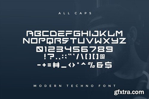 Rosterd Modern Techno Font UYTFLHW