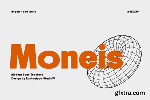 Moneis Modern Sans Typeface VM52878