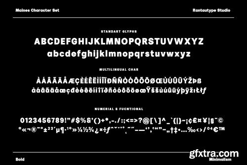 Moneis Modern Sans Typeface VM52878