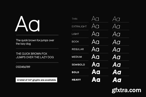 Active Uno - Modern Sans-Serif Font Family FRF9SWR